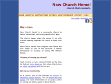 Tablet Screenshot of hemelchurch.org.uk